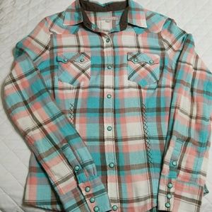 Tin haul small plaid shirt